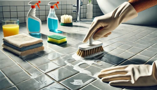 Limpieza de juntas de azulejos